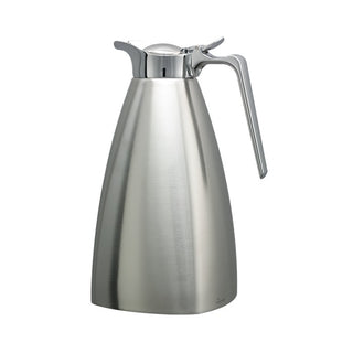 Service Ideas SVSQ15BS Square Server Stainless Steel Coffee Carafe Server, 1.5 Liters 50.7 oz., Silver - Default Title