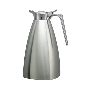 Service Ideas SVSQ15BS Square Server Stainless Steel Coffee Carafe Server, 1.5 Liters 50.7 oz., Silver - Default Title