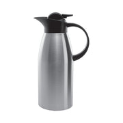 Service Ideas Stainless Touch Coffee Carafe Server, 4 3/4" Wide, Silver - 1.9 Liters 64.2 oz.