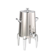 Service Ideas Flame Free Thermo-Urn Stainless Steel Coffee Chafer Urn, 1.5 gal. - Polished Stainless Steel