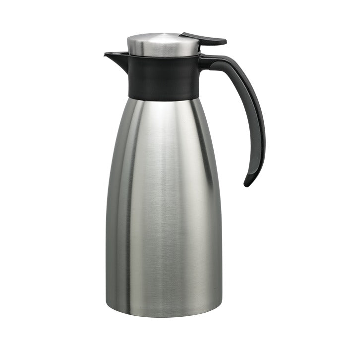 Service Ideas Slim Server Stainless Steel Coffee Carafe Server, 6" Long, Silver - 1 Liter 33.8 oz.