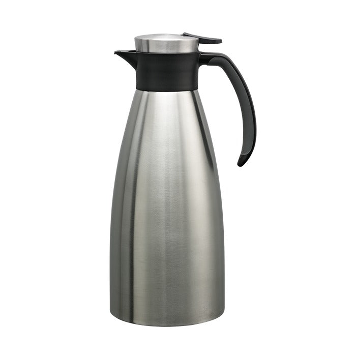 Service Ideas Slim Server Stainless Steel Coffee Carafe Server, 6" Long, Silver - 1.5 Liters 50.7 oz.