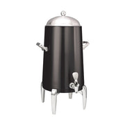 Service Ideas Flame Free Thermo-Urn Stainless Steel Coffee Chafer Urn, 5 gal. - Black Onyx Domed Lid