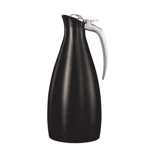 Service Ideas Altus Stainless Steel Coffee Carafe Server, 1 Liter 33.8 oz. - Black