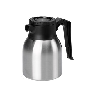 Service Ideas BTS09 Brew-Thru Mini Stainless Steel Coffee Carafe Server, 0.7 Liter 23.7 oz., Silver - Default Title