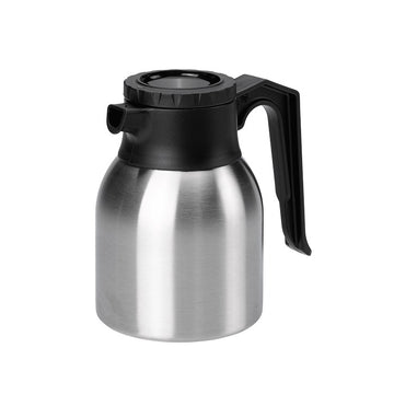 Service Ideas BTS09 Brew-Thru Mini Stainless Steel Coffee Carafe Server, 0.7 Liter 23.7 oz., Silver - Default Title