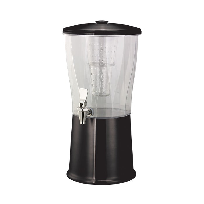 Service Ideas Elite Beverage Dispenser, 3 gal. - Black Onyx
