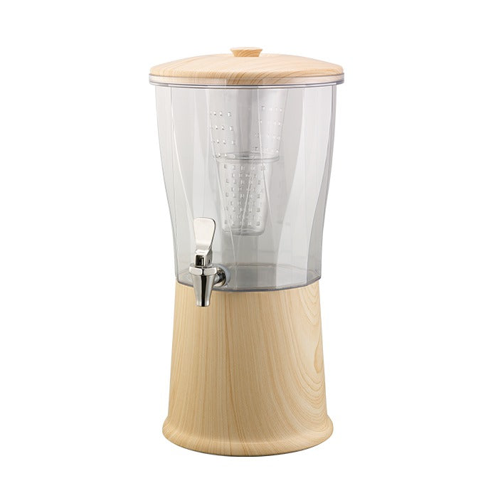 Service Ideas Elite Beverage Dispenser, 3 gal. - Natural Light Wood