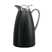 Service Ideas Classy Stainless Steel Coffee Carafe Server, 1 Liter 33.8 oz. - Black / Powder-Coated