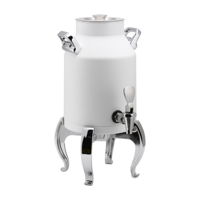 Service Ideas Thermo-Urn Stainless Steel Chafer Urn, 1.5 gal., White - Regal