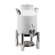 Service Ideas Thermo-Urn Stainless Steel Chafer Urn, 1.5 gal., White - Essential