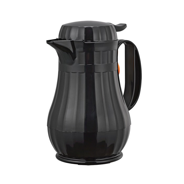 Service Ideas Eco-Serv Plastic Coffee Carafe Server, 0.6 Liter 20 oz. - Black