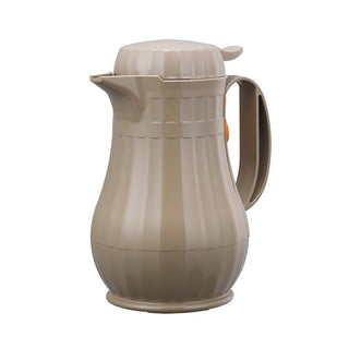 Service Ideas Eco-Serv Plastic Coffee Carafe Server, 0.6 Liter 20 oz. - Beige