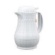 Service Ideas Eco-Serv Plastic Coffee Carafe Server, 0.6 Liter 20 oz. - White