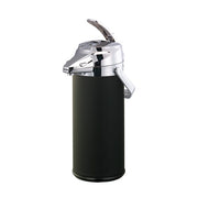 Service Ideas Signa-Air Stainless Steel Airpot, 2.2 Liters - Black