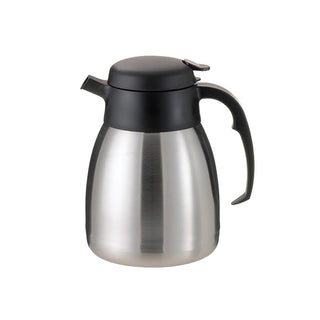 Service Ideas SteelVac Carafe Server, 5 5/8" x 7 1/8", Silver - 1.2 Liters 40.6 oz.