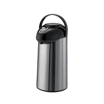 Service Ideas SteelVac Airpot, 7 1/4" x 9 1/2", Silver - 2.2 Liters