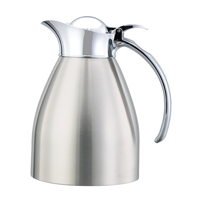 Service Ideas Marquette Stainless Steel Carafe Server, Silver - 0.6 Liter 20 oz.