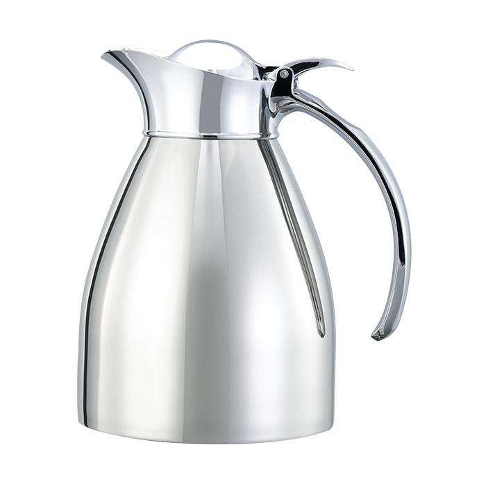 Service Ideas Marquette Stainless Steel Carafe Server, Silver - 0.6 Liter 20 oz.