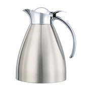 Service Ideas Marquette Stainless Steel Carafe Server, Silver - 1 Liter 33.8 oz.