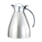Service Ideas Marquette Stainless Steel Carafe Server, Silver - 1 Liter 33.8 oz.