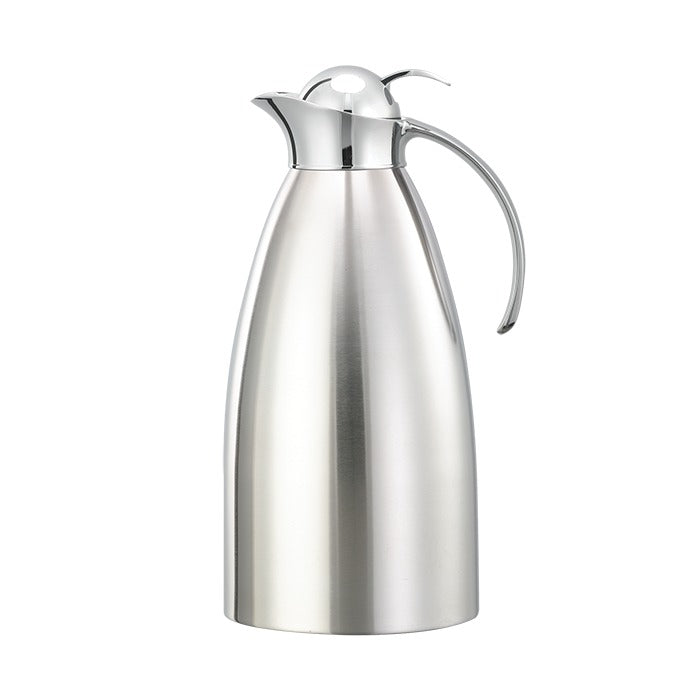 Service Ideas MAR20BSPB Marquette Stainless Steel Carafe Server, 2 Liters 67.6 oz., Silver - Default Title