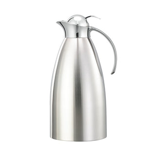 Service Ideas MAR20BSPB Marquette Stainless Steel Carafe Server, 2 Liters 67.6 oz., Silver - Default Title