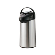 Service Ideas SteelVac Airpot, 7 1/4" x 9 1/2", Silver - 2.5 Liters