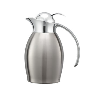 Service Ideas Nicollet Stainless Steel Carafe Server, Silver - 0.6 Liter 20 oz.
