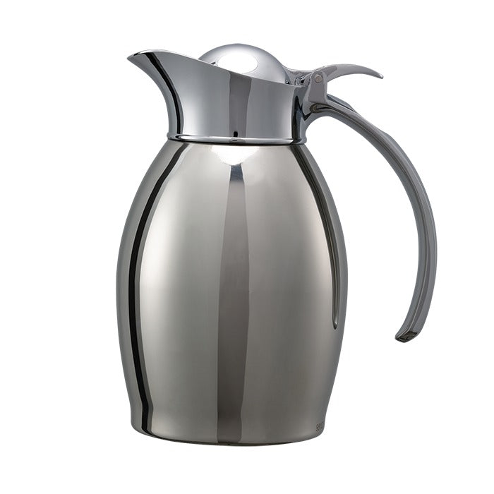 Service Ideas Nicollet Stainless Steel Carafe Server, Silver - 0.6 Liter 20 oz.