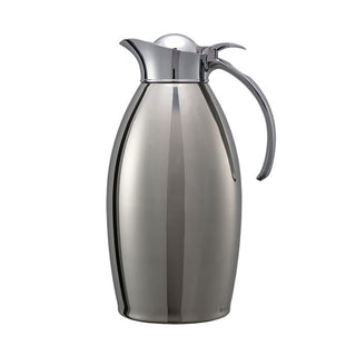 Service Ideas NIC15PS Nicollet Stainless Steel Carafe Server, 1.5 Liters 50.7 oz., Silver - Default Title