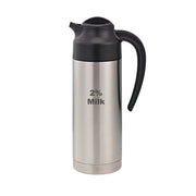 Service Ideas SteelVac Insulated Creamer, 1 Liter 33.8 oz., Silver - S2SN1002PCTET