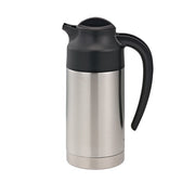 Service Ideas S2SN70 SteelVac Insulated Creamer, 3 3/4" x 6", Silver - 0.7 Liter 23.7 oz.