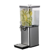 Service Ideas Square Infusion Infusion Beverage Dispenser, 11 1/4" Long - 1.5 gal.