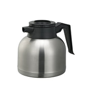 Service Ideas SteelVac Coffee Carafe Server, 1.9 Liters 64.2 oz., Silver - 8 3/4"