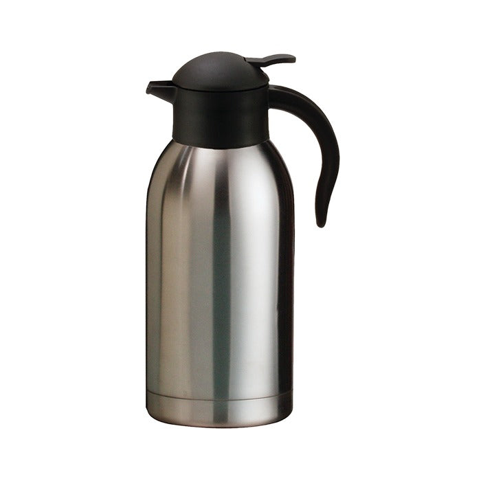 Service Ideas SteelVac Carafe Server, Silver - 2 Liters 67.7 oz.