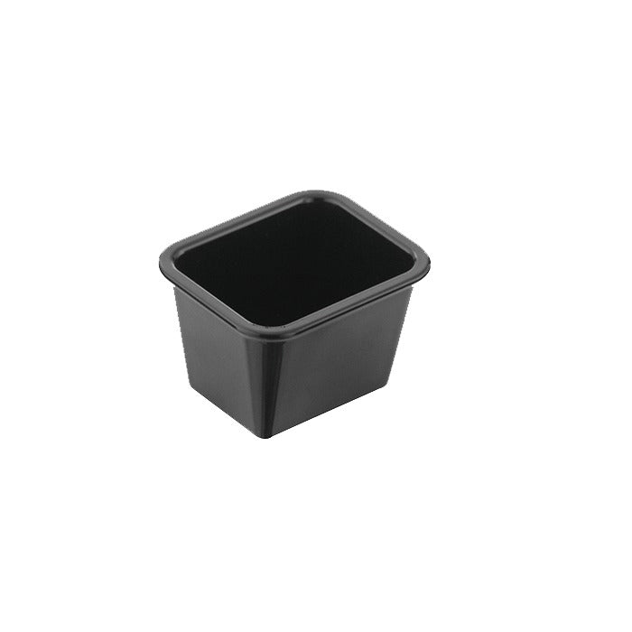 Service Ideas Plastic Sugar Packet Holder, Black - 3"