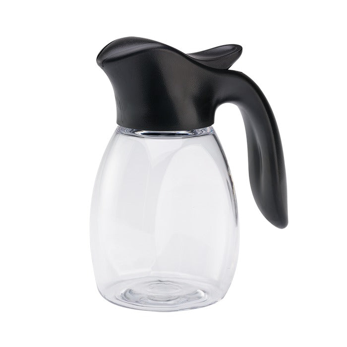 Service Ideas SR10BLC Syrup Saver Plastic Syrup Dispenser, 10 oz. - 1/Each