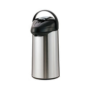 Service Ideas SteelVac Airpot, 7 1/4" Wide, Silver - 2.5 Liters