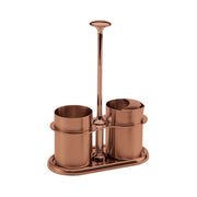 Service Ideas Stainless Steel Creamer Set, 4 oz. - Copper