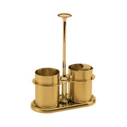 Service Ideas Stainless Steel Creamer Set, 4 oz. - Gold