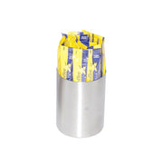 Service Ideas Stainless Steel Sugar Stick Holder, 4 oz. - Silver