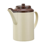 Service Ideas Plastic Teapot, 16 oz. - Beige Brown