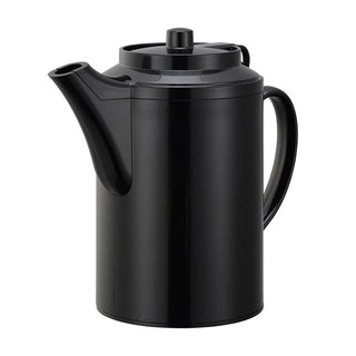 Service Ideas TST612BL Plastic Teapot, 16 oz., Black - 1/Each