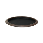 Service Ideas Natural Elements Serving Tray, 1" High, 12/Case - Black Brown