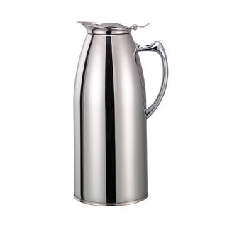 Service Ideas Stainless Steel Pitcher, Silver - 1.5 Liters 50.7 oz.
