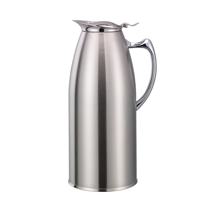 Service Ideas Stainless Steel Pitcher, Silver - 1.5 Liters 50.7 oz.