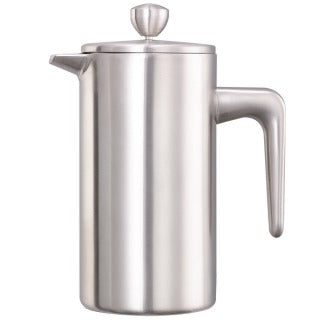 Service Ideas Stainless Steel Pitcher, Silver - 1 Liter 33.8 oz.