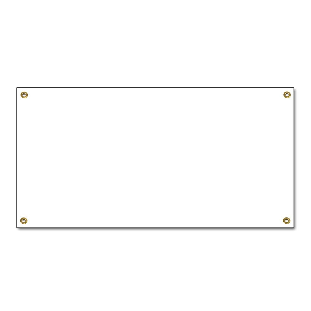 Cosco Industries 098183 Vinyl Banner, 2' x 4', White - Default Title