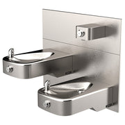 Haws Corporation 1117LN Stainless Steel Drinking Fountain, 32" Wide, Silver - Default Title
